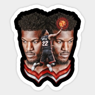 Miami heat goat butler Sticker